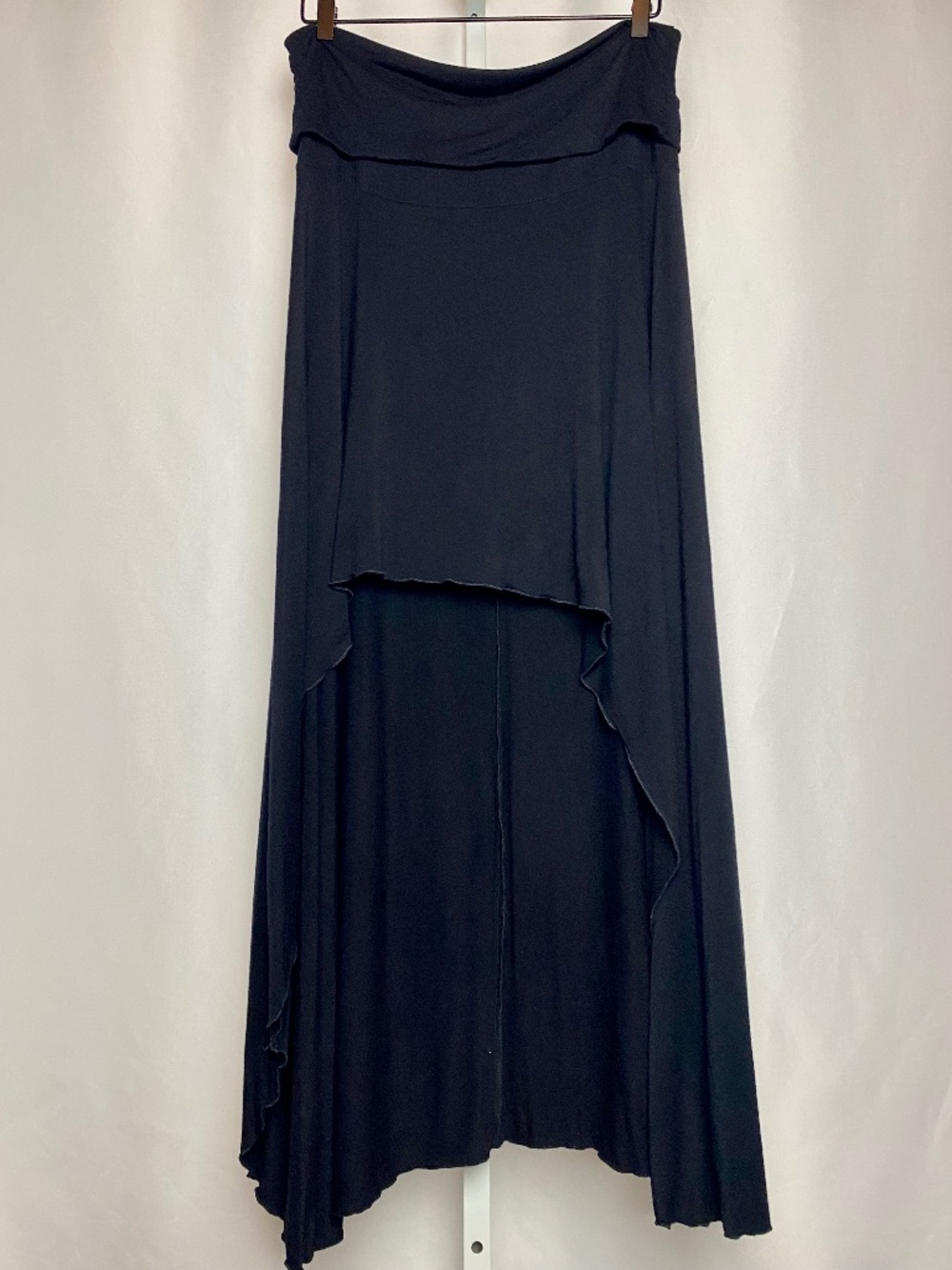 💙5/$15 Hautenvy Womenʻs Convertible Black Rayon Skirt to Strapless Dress XL